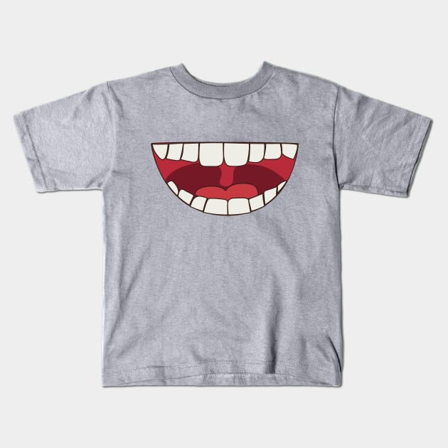 Laughing Tackle Kids T-Shirt by My Tiny Apartment